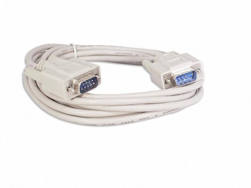 Your Cable Store 10 Foot DB9 9 Pin Serial Port Cable Male/Male RS232